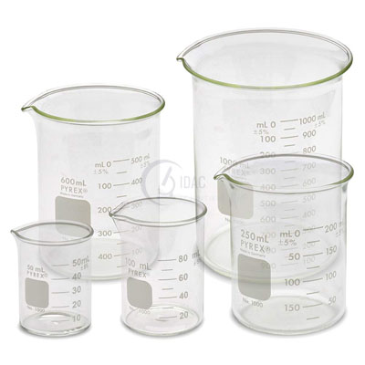 Pyrex Beaker Set of 5