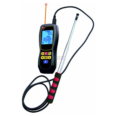 Data Logging Hot-Wire Anemometer with CFM/CMM