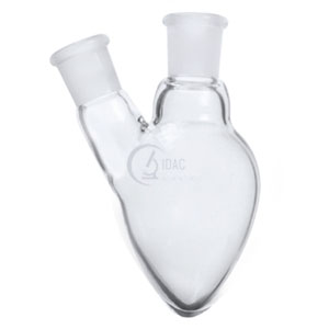 Pear Shaped Flask with Two Neck