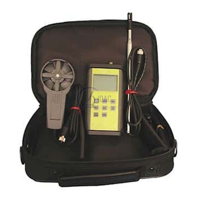 Combination Vane/Hotwire Thermoanemometer
