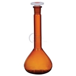 Volumetric Flask, Amber