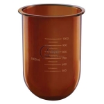 Flasks-E Amber, Without Side Cut for Dissolution Apparatus